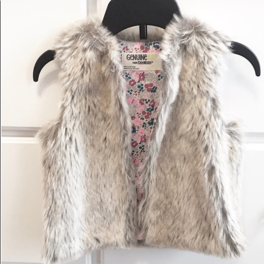 Girls Fur Vest
